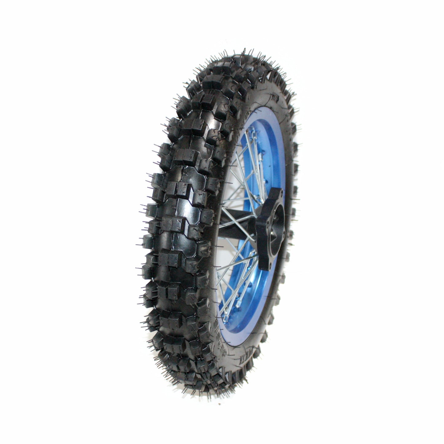 BLUE 15mm 14 Inch Front + 12 Inch Rear Wheel Rim Tyre Tire PIT PRO Dirt Bike