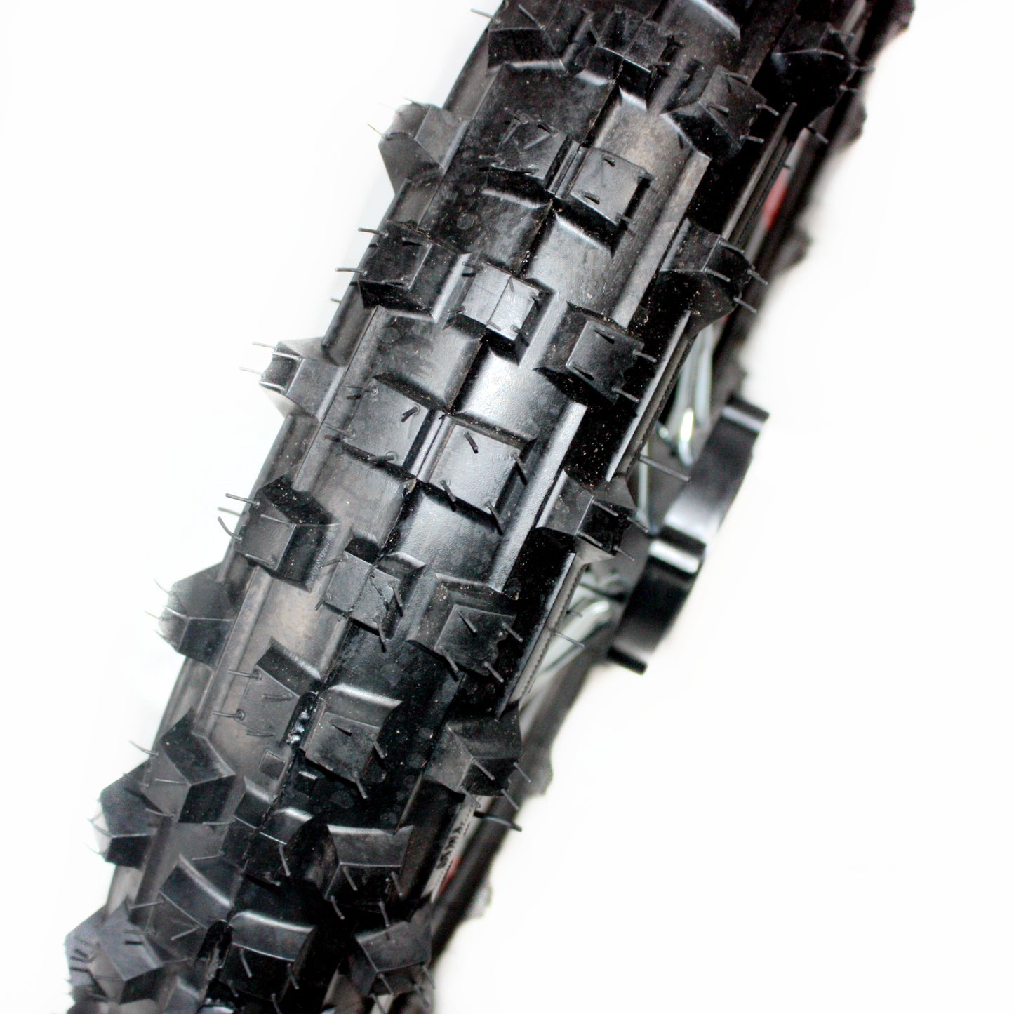 BLACK 90/100 - 14 14&quot; Inch Rear Back Wheel Rim Knoby Tyre Tire PIT PRO Dirt Bike