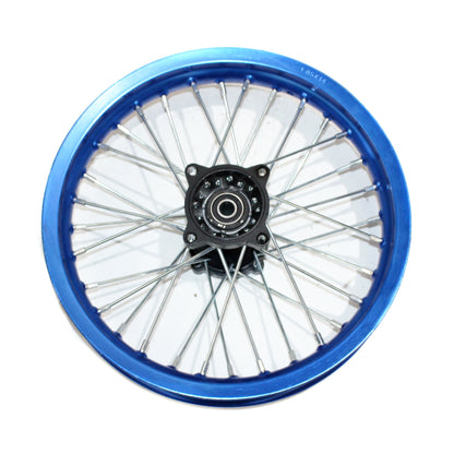 BLUE 90/100 - 14 14&quot; Inch Alloy Rear Back Wheel Rim PIT PRO BigFoot Dirt Bike