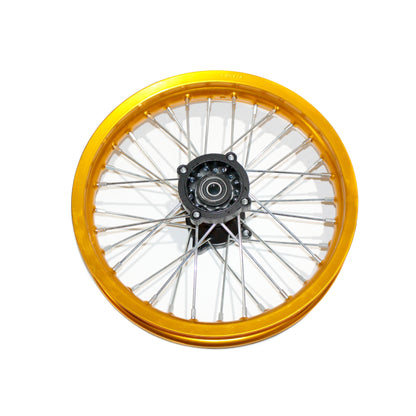 GOLD 90/100 - 14 14&quot; Inch Alloy Rear Wheel Rim PIT PRO Trail Bigfoot Dirt Bike