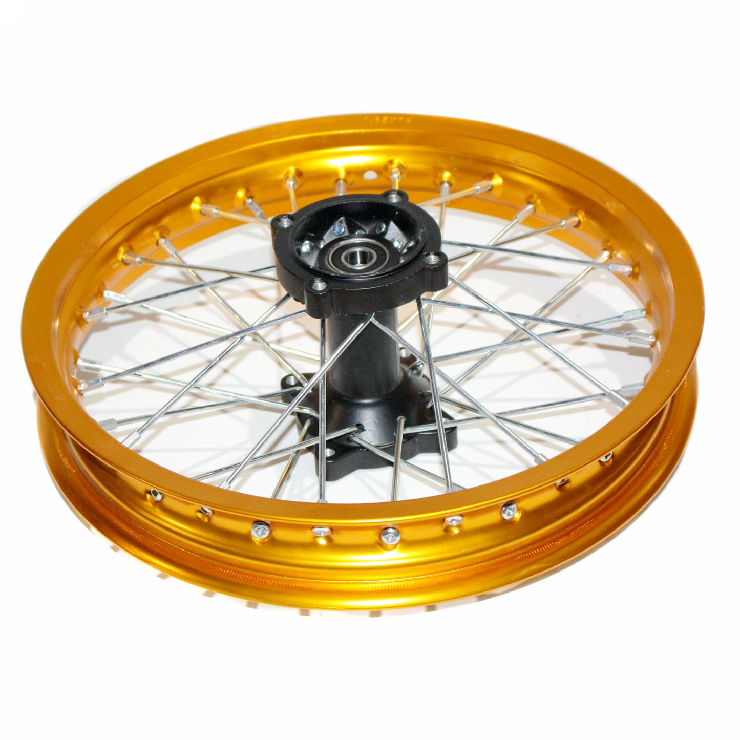 GOLD 90/100 - 14 14&quot; Inch Alloy Rear Wheel Rim PIT PRO Trail Bigfoot Dirt Bike