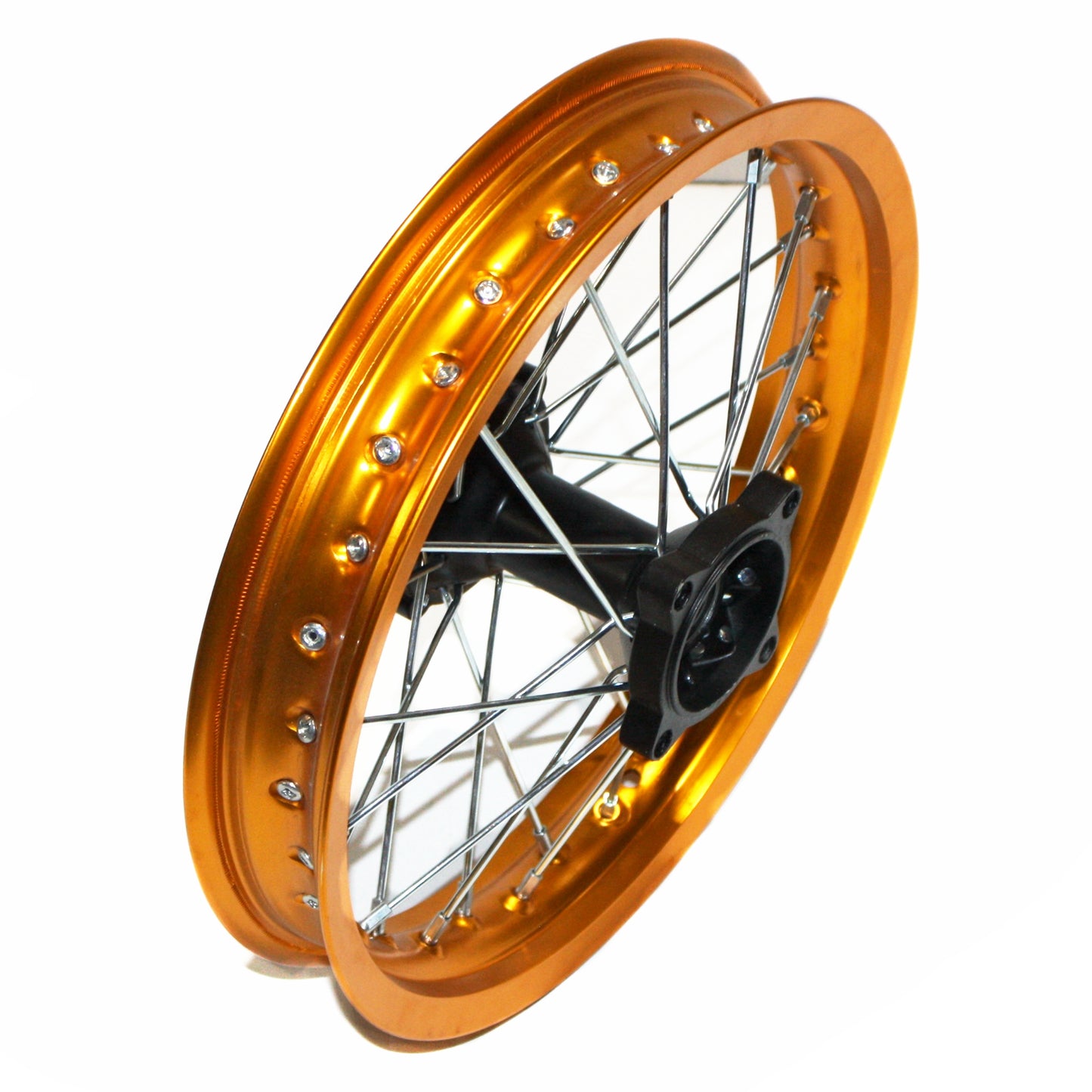 GOLD 90/100 - 14 14&quot; Inch Alloy Rear Wheel Rim PIT PRO Trail Bigfoot Dirt Bike