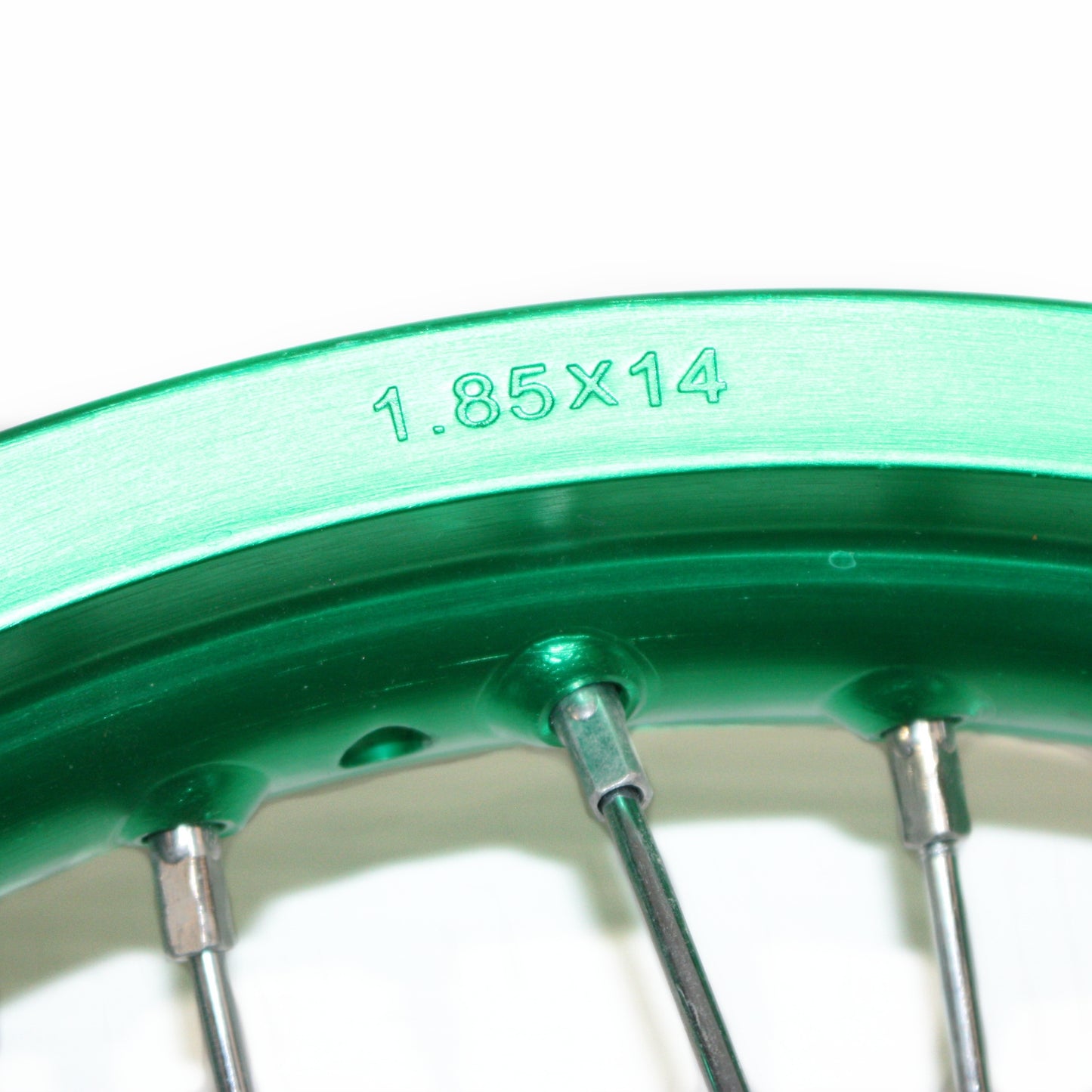 GREEN 90/100 - 14 14&quot; Inch Alloy Rear Wheel Rim PIT PRO Trail Bigfoot Dirt Bike