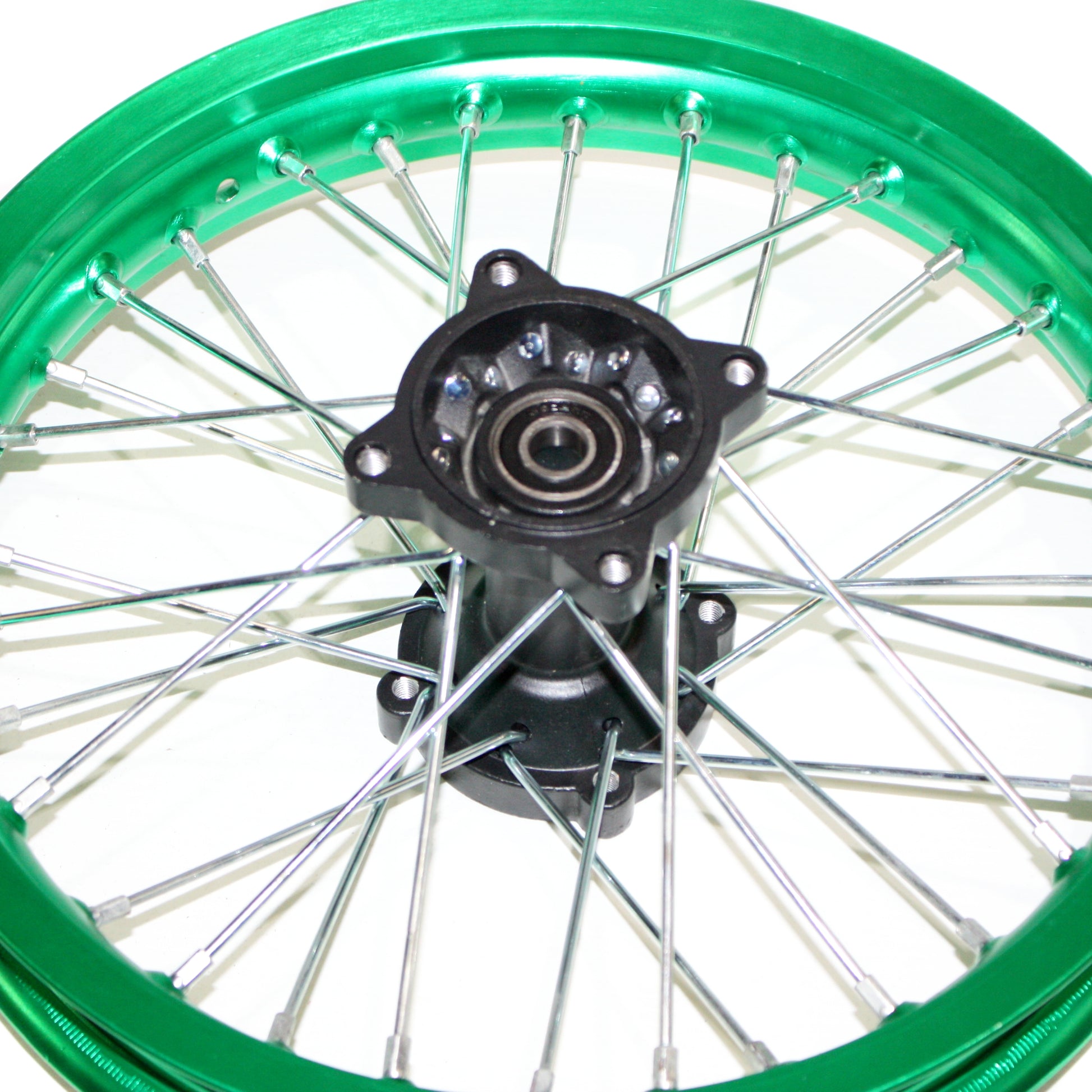 GREEN 90/100 - 14 14&quot; Inch Alloy Rear Wheel Rim PIT PRO Trail Bigfoot Dirt Bike