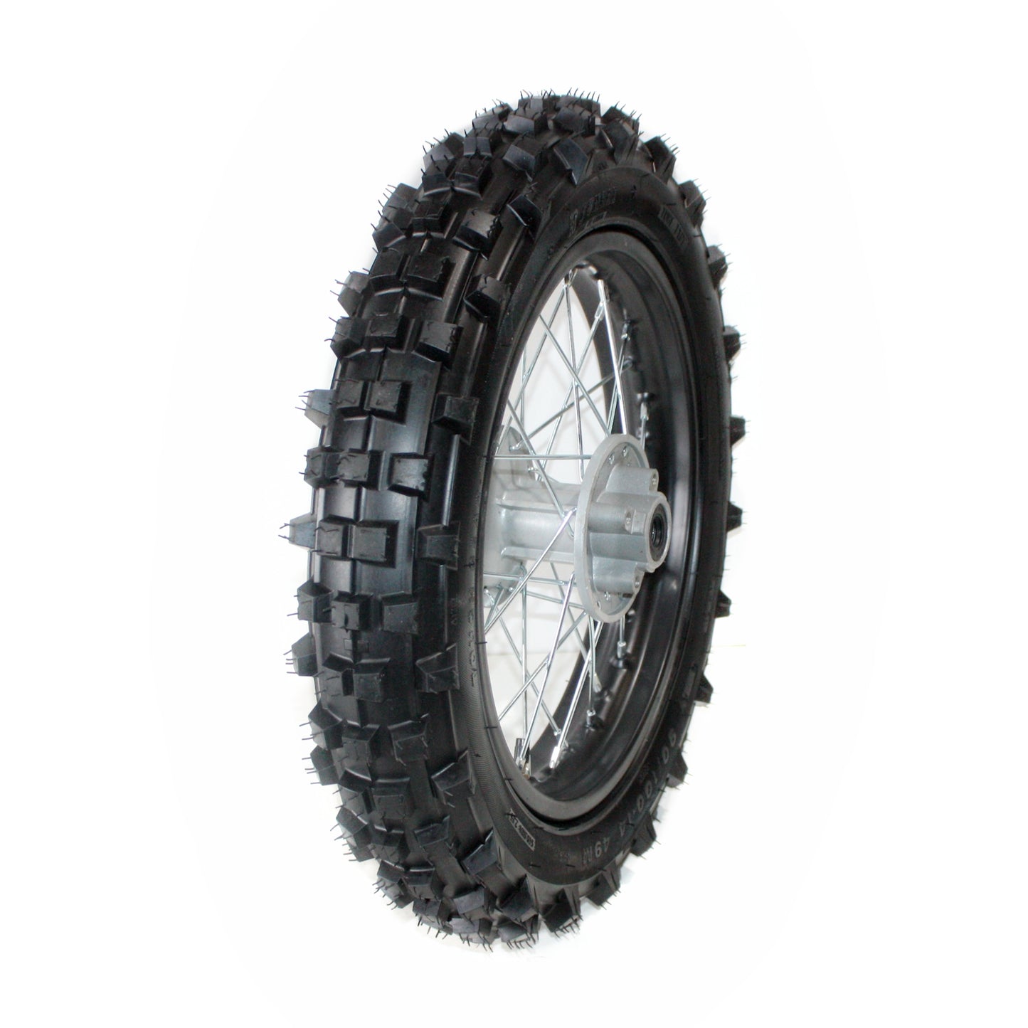 BK 12mm Axle 3.00 - 14 14&quot; Inch Rear Wheel Rim Tyre Tire PIT Bigfoot Dirt Bike