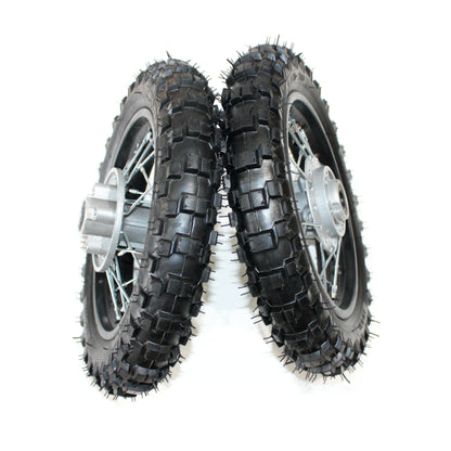 2.50 - 10 10&quot; Inch Front Rear Back Disc Brake Wheel Rim Tyre Tire PIT Dirt Bike