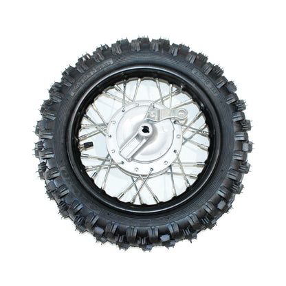 2.50- 10 10&quot; Inch Front Drum Brake Wheel Rim + Tyre Tire PIT PRO Trail Dirt Bike