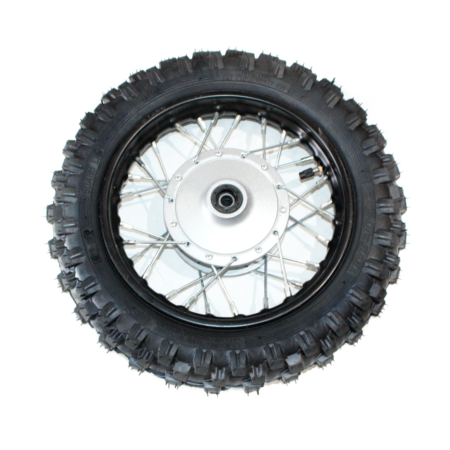 2.50- 10 10&quot; Inch Front Drum Brake Wheel Rim + Tyre Tire PIT PRO Trail Dirt Bike