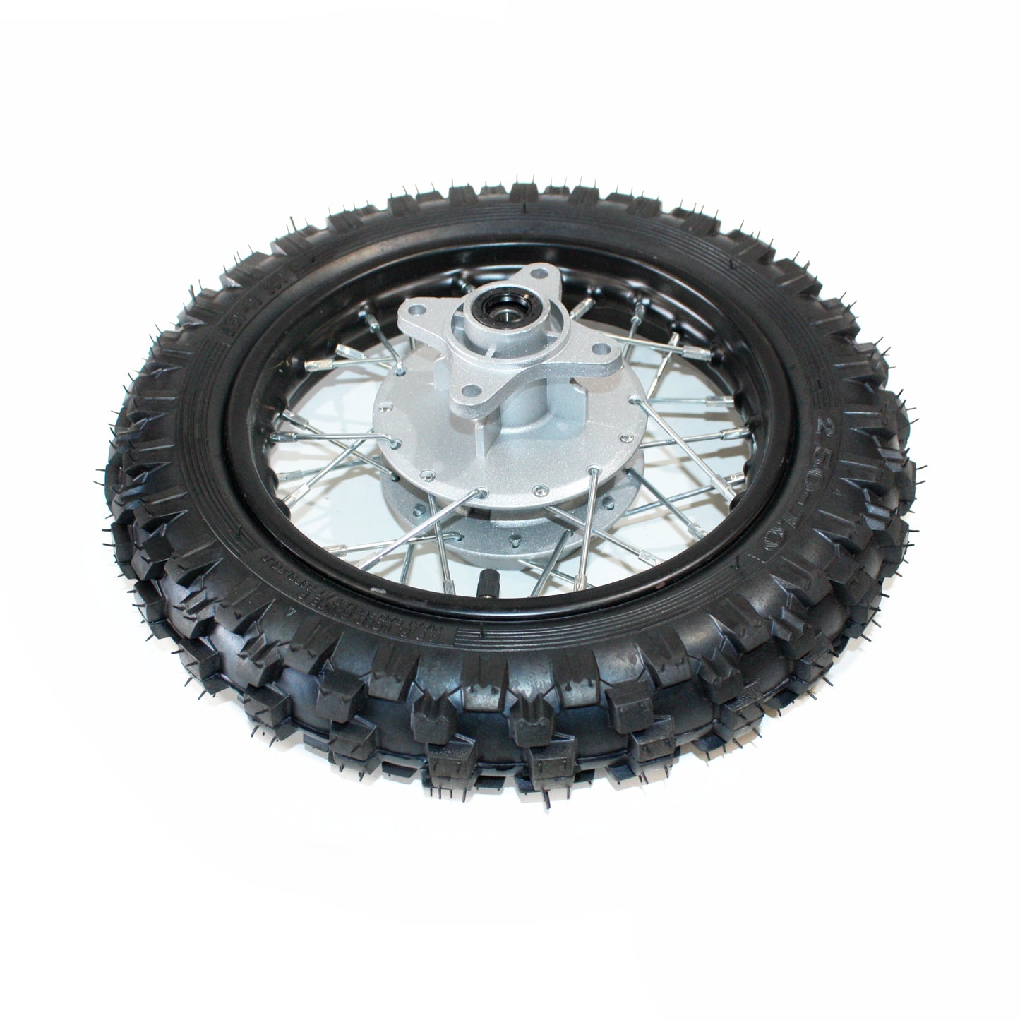 2.50 - 10 10&quot; Inch Rear Back Drum Brake Wheel Rim + Tyre Tire PIT PRO Dirt Bike