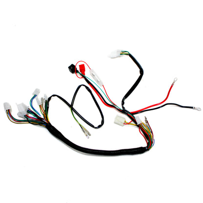 Electric Start Wiring Harness Loom + Light Wires PIT QUAD DIRT BIKE ATV BUGGY