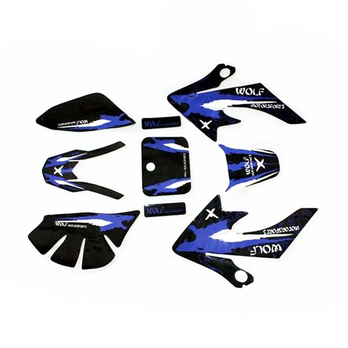 3M Wolf Decal Graphics Sticker Kit CRF50 Fairing Plastic PIT PRO Trail Dirt Bike