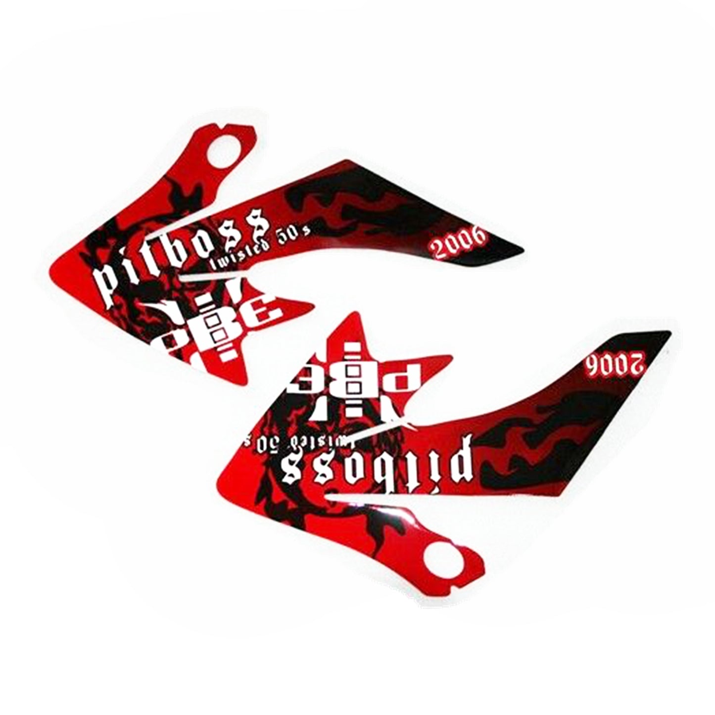 3M PITBOSS Decal Graphics Sticker Kit CRF50 Fairing Plastic PIT PRO Dirt Bike