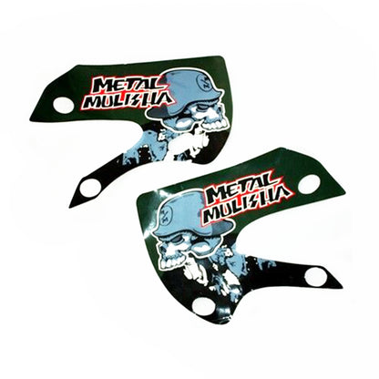 3M METAL MULISHA Decal Graphic Sticker Kit KLX110 Style Fairing PIT Dirt Bike