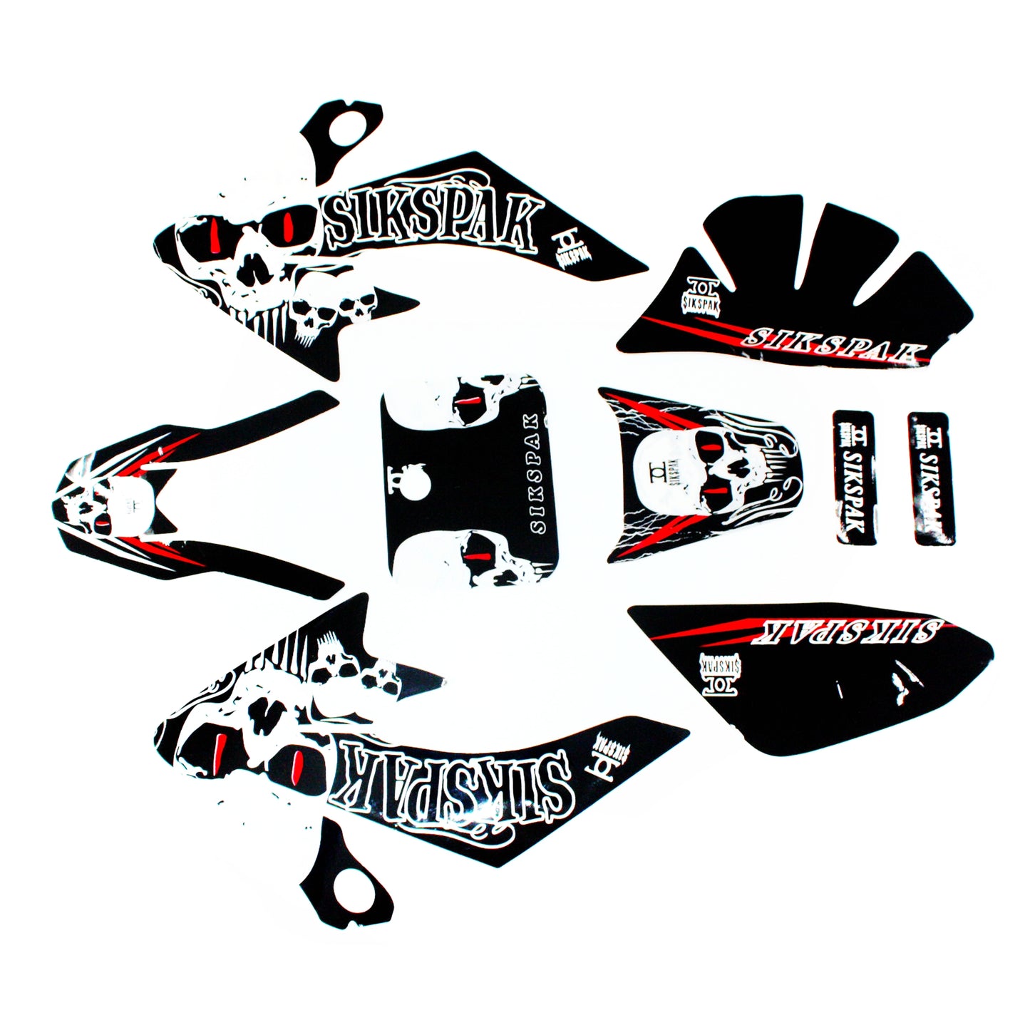 Sikspak Decals Graphics Sticker Kit CRF50 Style Fairing PIT PRO Trail Dirt Bike