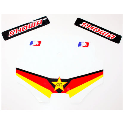 ROCKSTAR Decals Graphics Sticker Kit CRF70 Style Fairing PIT PRO Trail Dirt Bike