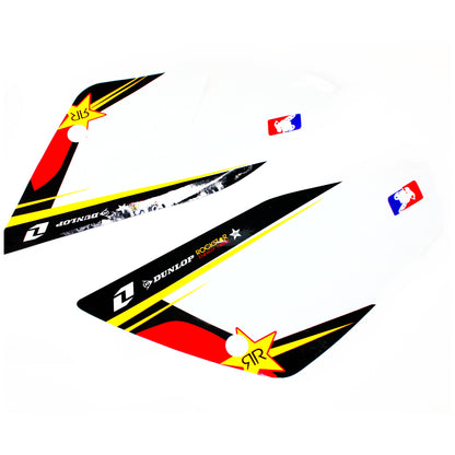 ROCKSTAR Decals Graphics Sticker Kit CRF70 Style Fairing PIT PRO Trail Dirt Bike