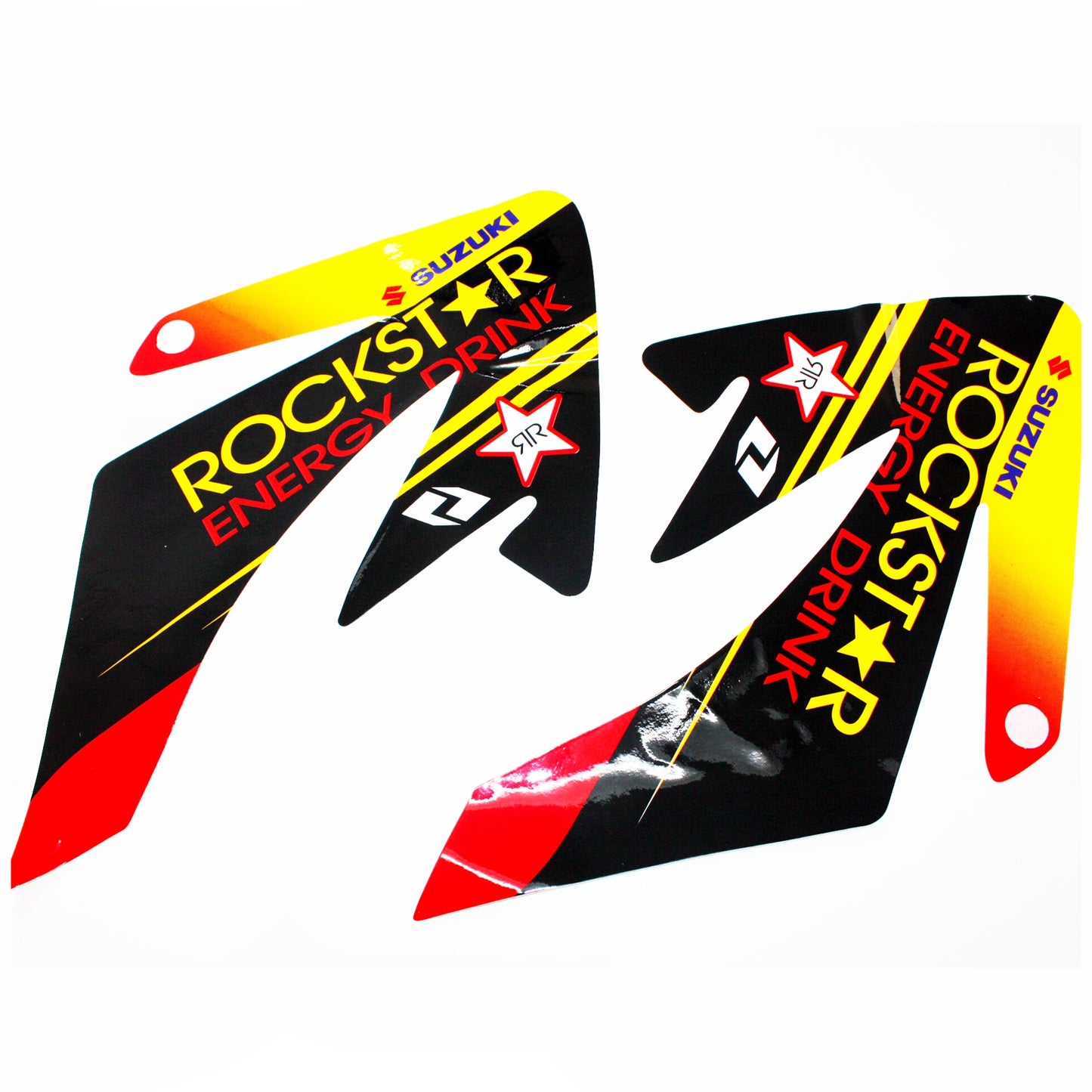 ROCKSTAR Decals Graphics Sticker Kit CRF70 Style Fairing PIT PRO Trail Dirt Bike