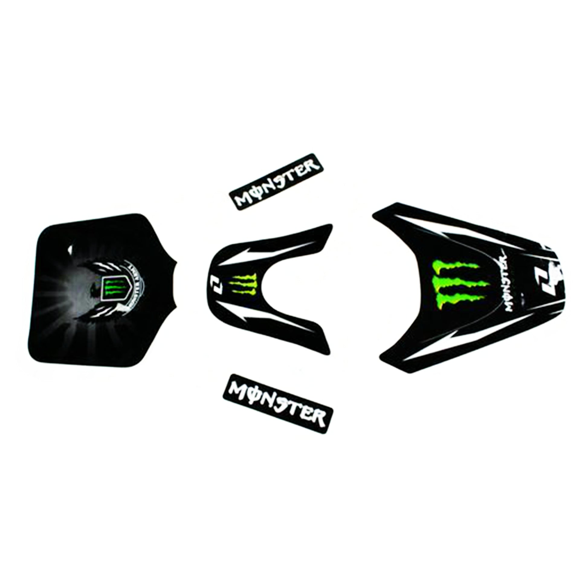 MONSTER Decals Graphic Stickers Kit KLX110 STYLE Fairing PIT PRO Dirt Bike