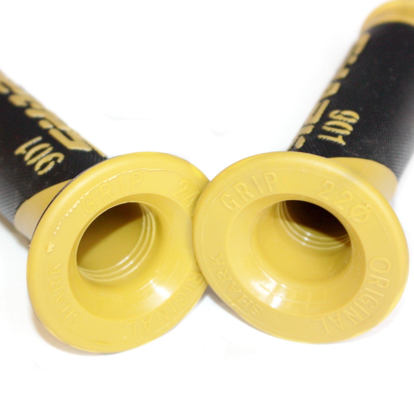 22mm Handle Bar Throttle Yellow Shark Hand Grips 125cc PIT PRO Trail Dirt Bike