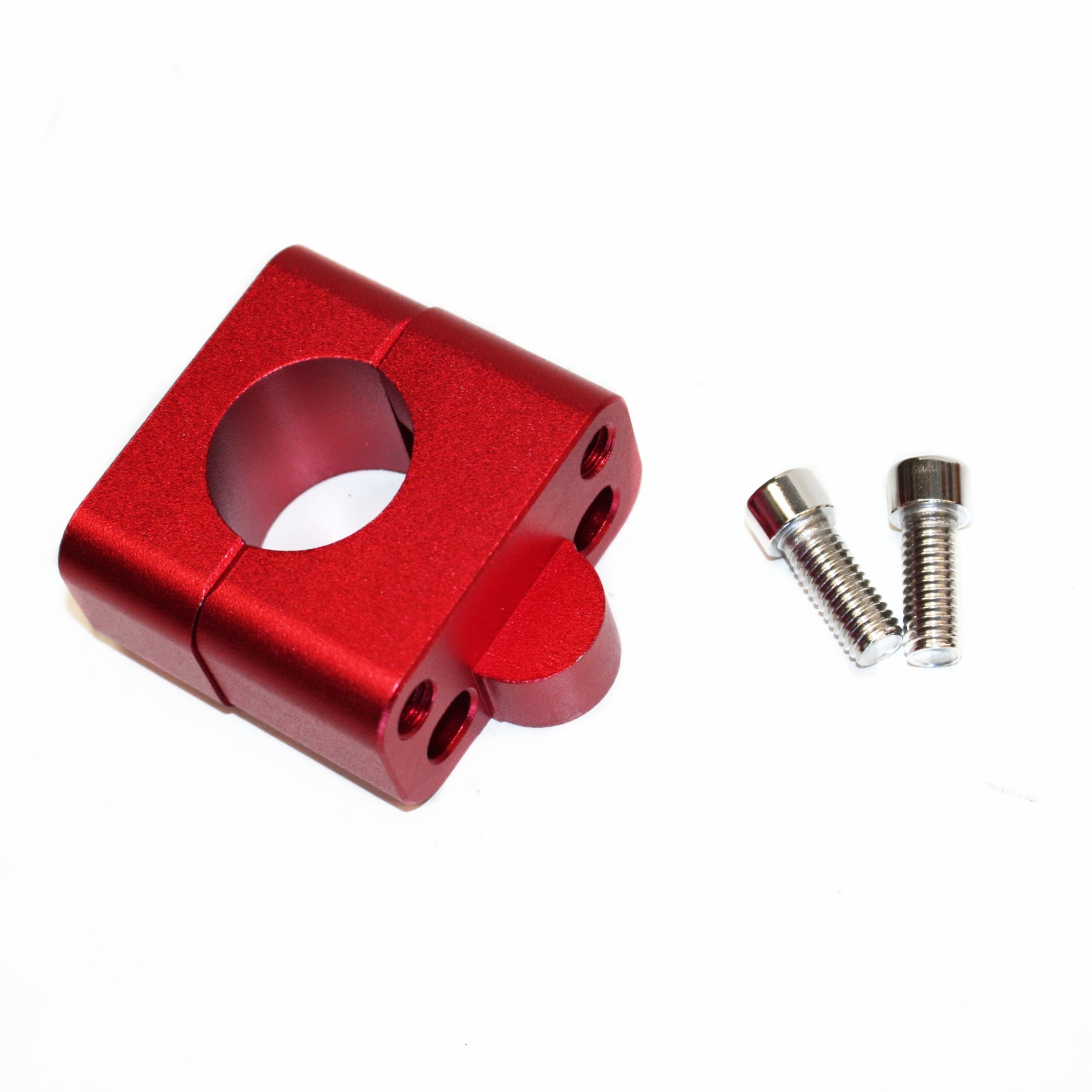 CNC RED 7/8‚Äú to 11/8‚Äù Handle Bar Clamp Riser PIT PRO TRAIL DIRT QUAD BIKE ATV