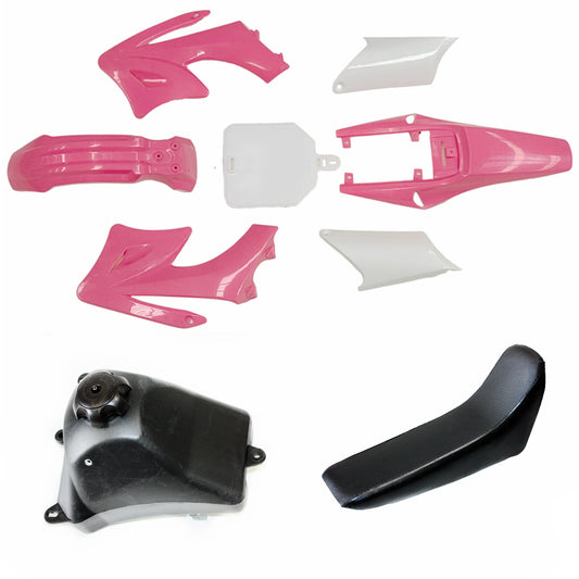 PINK APOLLO ORION Fender Fairing Kit + Seat +  Fuel Tank 125cc PIT PRO Dirt Bike