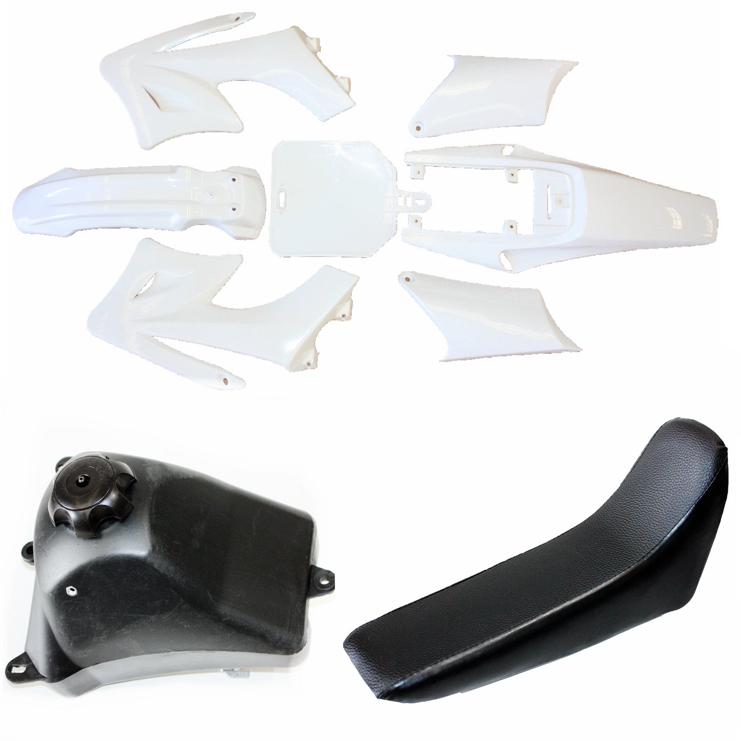 GREEN APOLLO ORION Fender Fairing Kit+ Seat +  Fuel Tank 125cc PIT PRO Dirt Bike