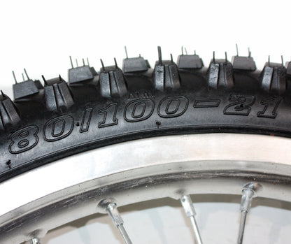 80/100 - 21 21&quot; Inch Front Wheel Rim Knobby Tyre Tire Trail Dirt Bike Motorcross