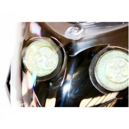 WHITE Rec Reg LED Head Light + Strips PIT Trail Dirt Motrocycle Motorcross Bike