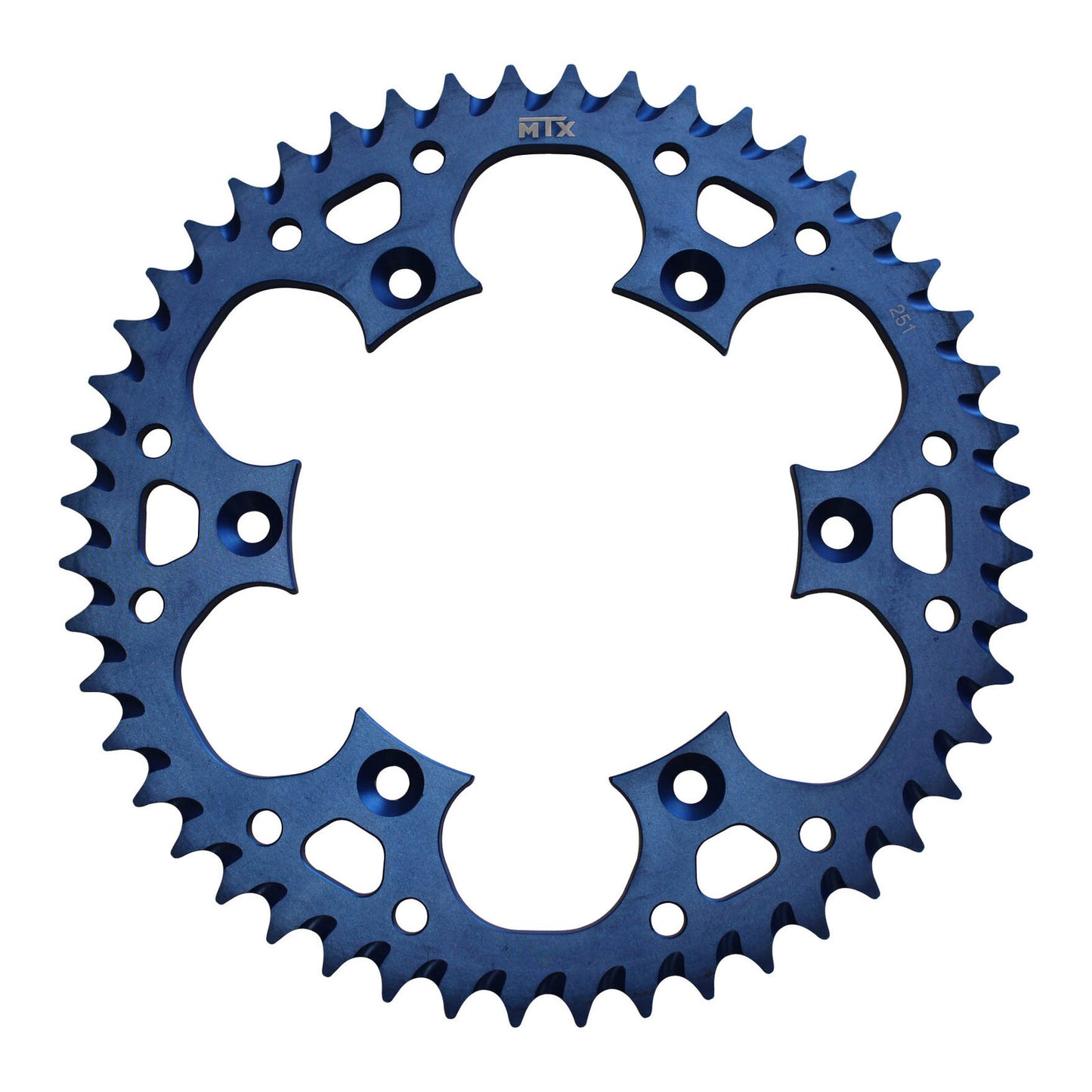 MTX 251 Zero Aluminium Rear Sprocket #520 - Blue (52T) (11A-428-52BLU)