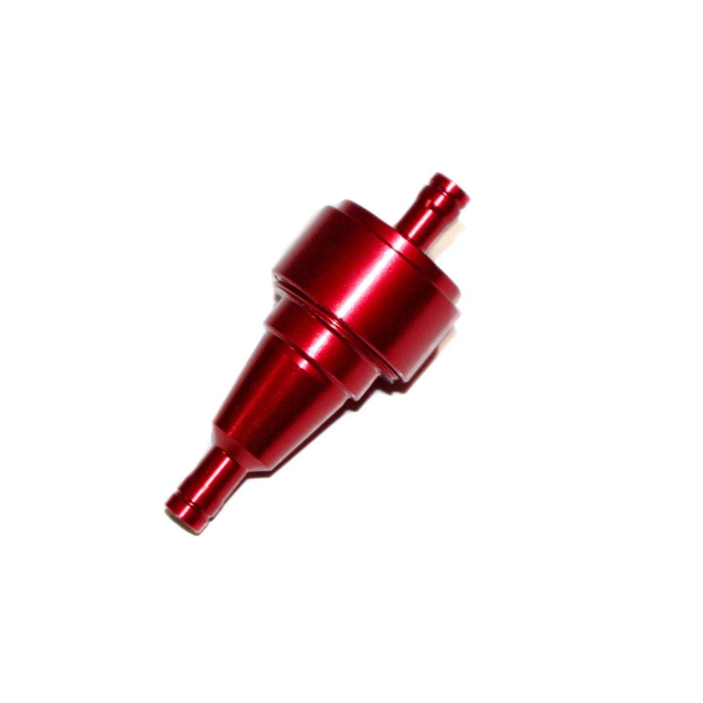 1X 6mm Alloy RED Petrol Fuel Filter Cleaner PIT PRO Quad Dirt Bike ATV Buggy