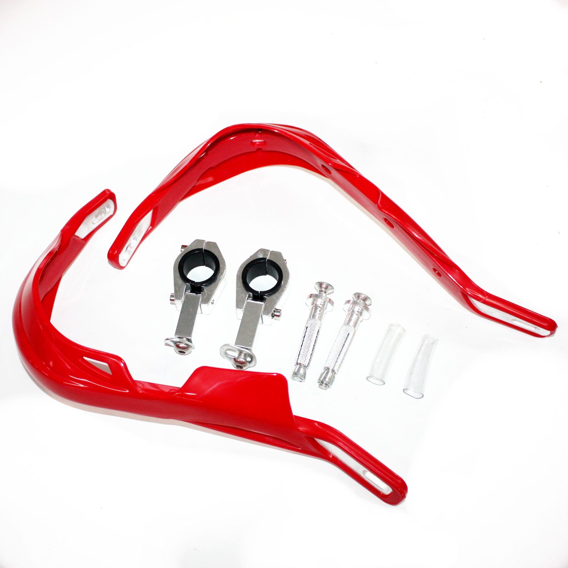 RED ALLOY Heavy Duty 22mm Handle Bar Hand Guard PIT PRO Trail Quad Dirt Bike ATV