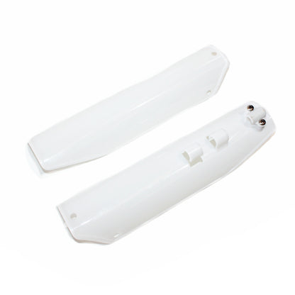 White Front Fork Guard Fender Protector 90cc 110cc 125cc 140cc PIT PRO DIRT BIKE