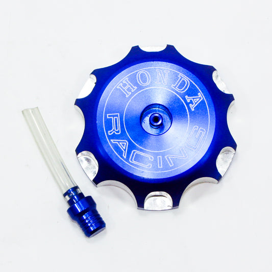 BLUE Alloy CNC Gas Fuel Petrol Tank Cap Breather 200cc 250cc PIT Trail Dirt Bike