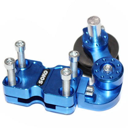 BLUE Universal Motorcycle Alloy Adjustable Chain Tensioner PIT Trail Dirt Bike