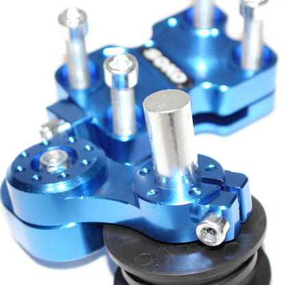 BLUE Universal Motorcycle Alloy Adjustable Chain Tensioner PIT Trail Dirt Bike