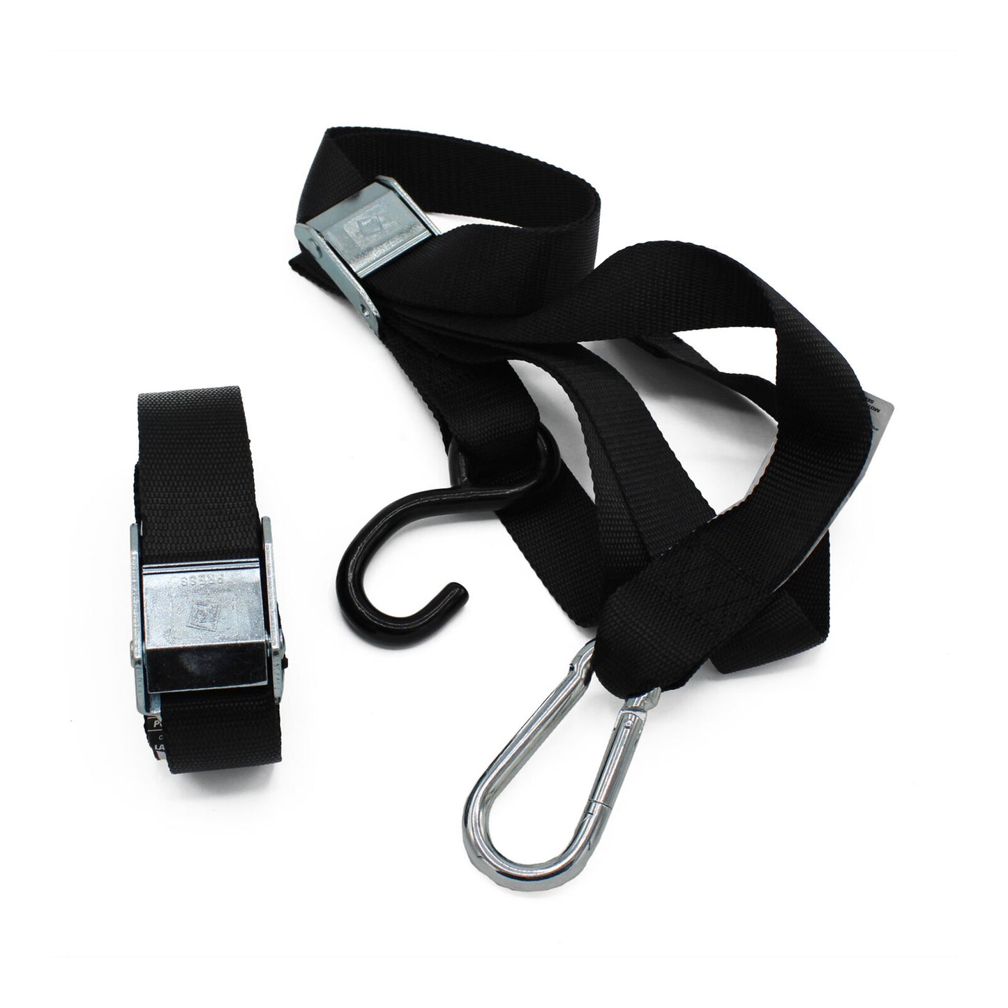 Whites Tie Downs 1 1/2in x 6ft - Black / Black