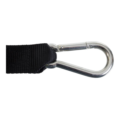 Whites Tie Downs 1 1/2in x 6ft - Black / Orange