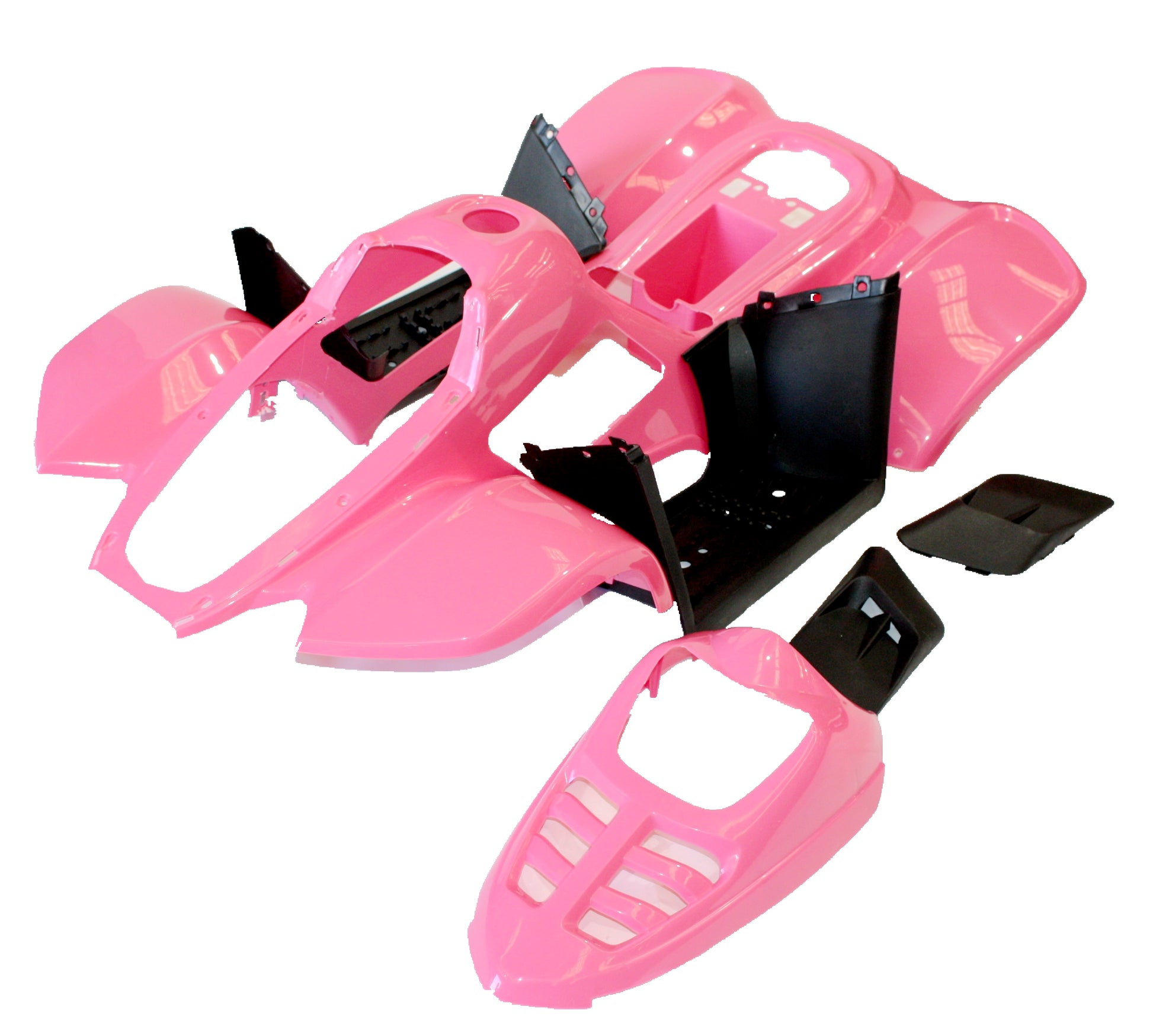 PINK Plastics Fairing Fender Guards Cover Kit 50cc 70cc 110cc Quad Dirt Bike ATV