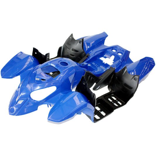 BLUE Plastics Fairing Fender Guards Cover Kit 110cc 125cc Quad Dirt Bike ATV