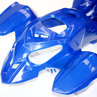 BLUE Plastics Fairing Fender Guards Cover Kit 110cc 125cc Quad Dirt Bike ATV