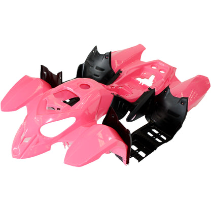 PINK Plastics Fairing Fender Guards Cover Kit 110cc 125cc Quad Dirt Bike ATV