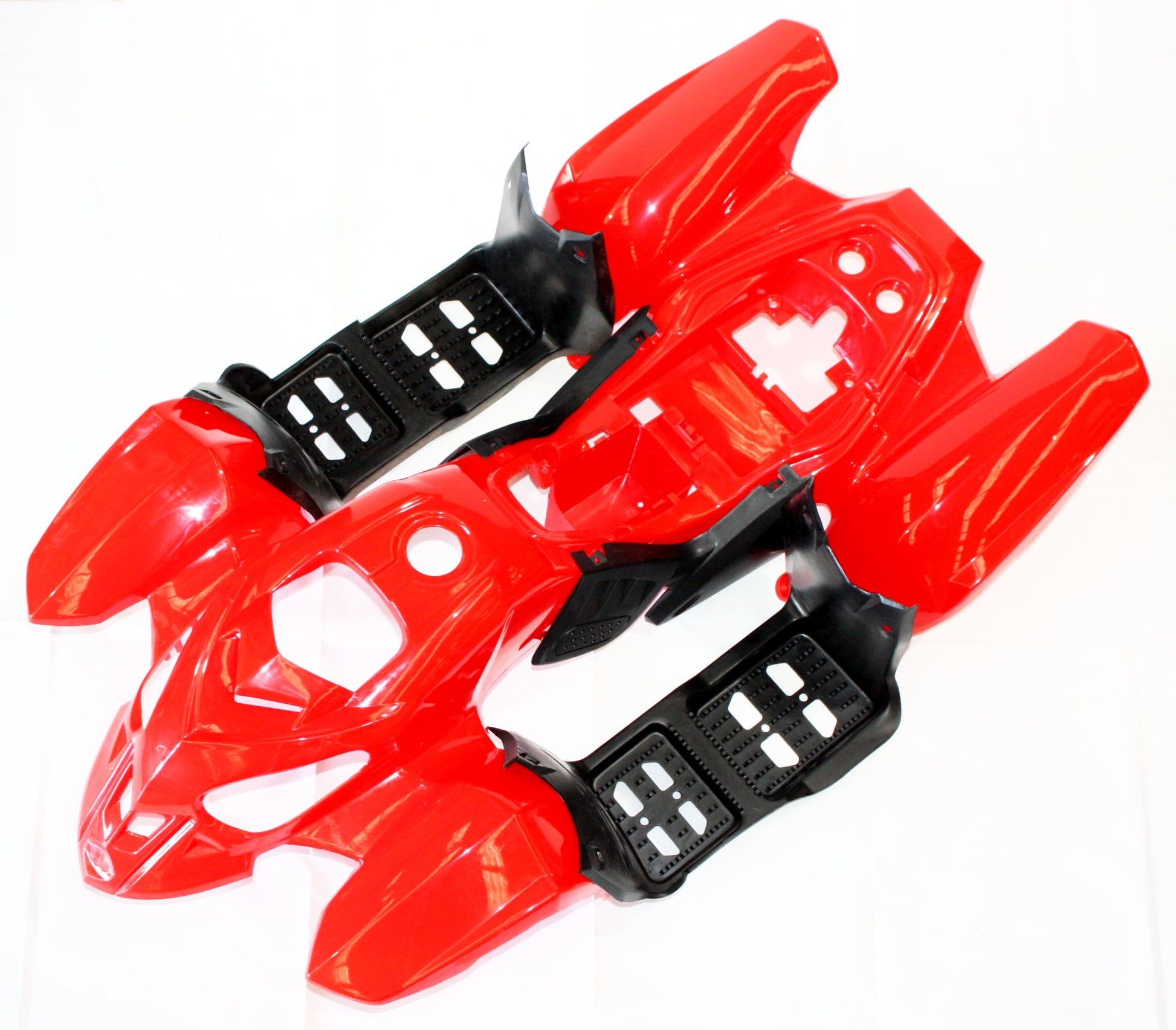 RED Plastics Fairing Fender Guards Cover Kit 110cc 125cc Quad Dirt Bike ATV