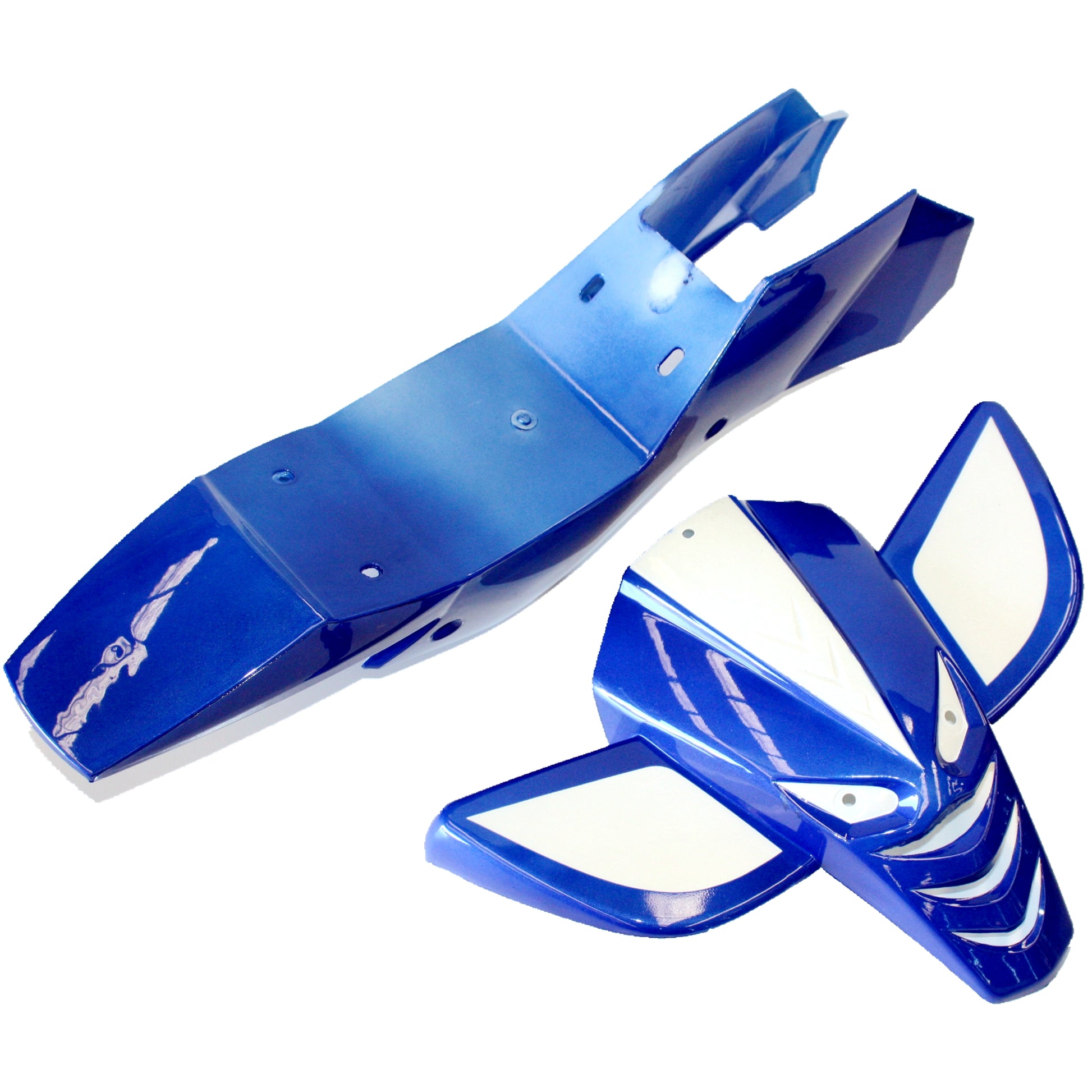 BLUE Plastics Guards Fenders Fairing Kit 47cc 49cc Mini Kids Quad Dirt Bike ATV