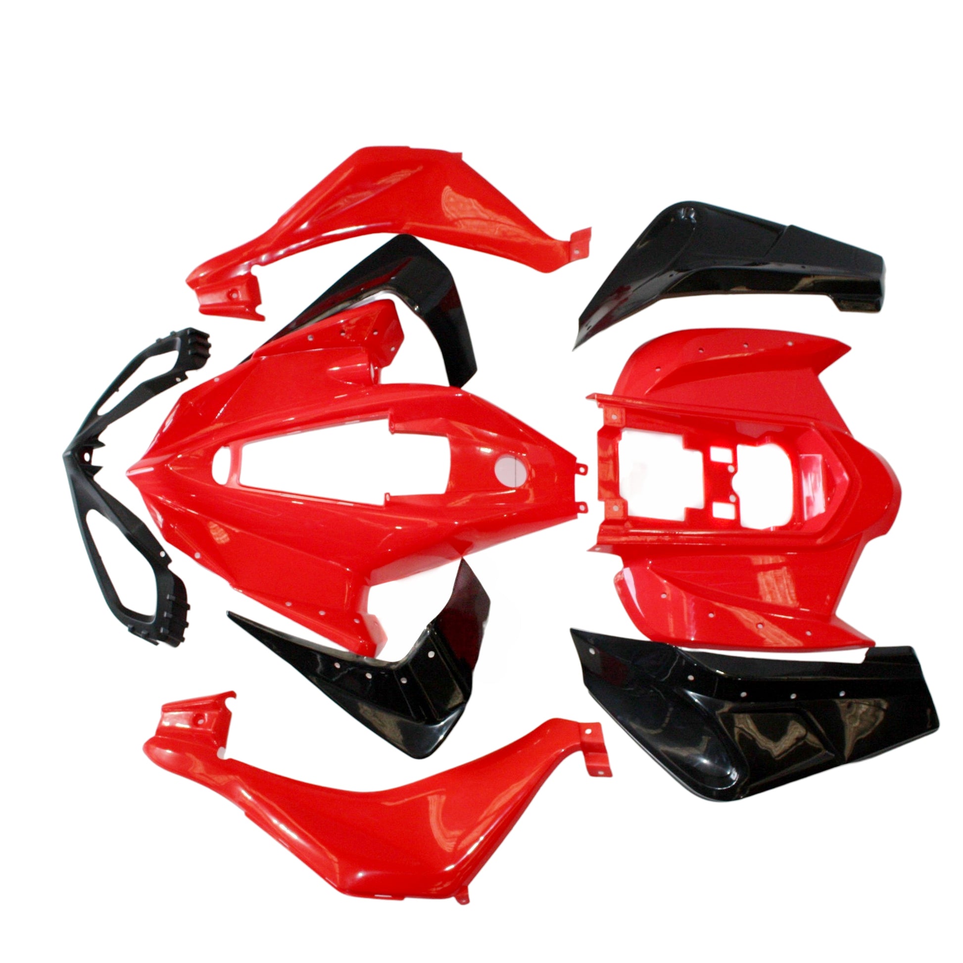 RED Plastics Fairing Fenders Cover Kit 110cc 125cc Sport Quad Dirt Bike ATV