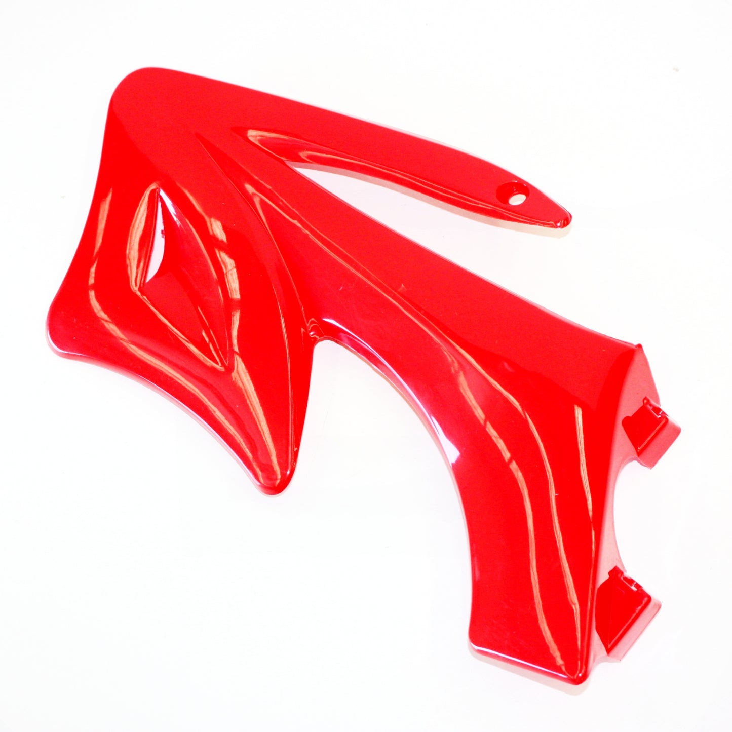 RED Plastic Front LEFT Side Tank Guard Fender APOLLO ORION Styl PIT Dirt Bike