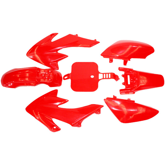 RED Plastics Guard Fairing Fender Kit CRF50 110cc 125cc PIT PRO Trail Dirt Bike