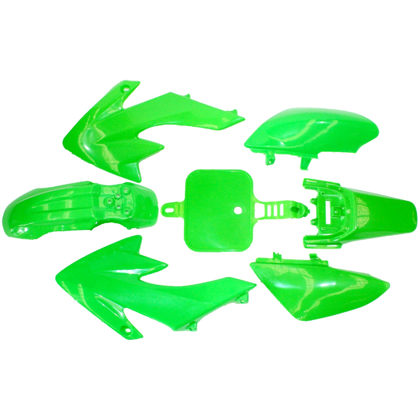 GREEN Plastics Fairing Fender Kit CRF50 110cc 125cc140cc PIT PRO Trail Dirt Bike