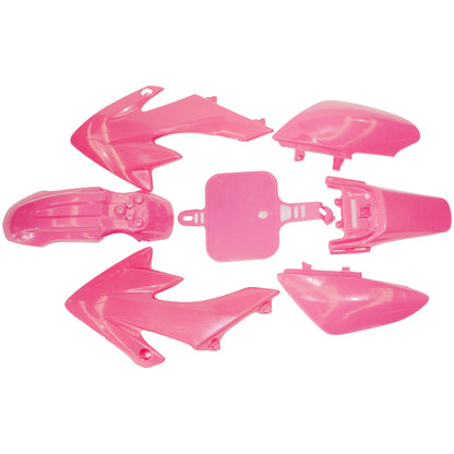 PINK Plastics Guard Fairing Fender Kit CRF50 110cc 125cc PIT PRO Trail Dirt Bike