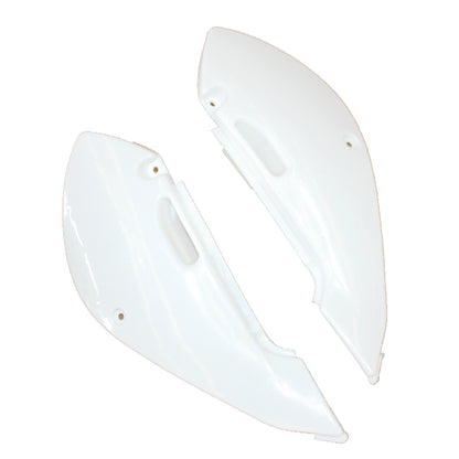 WHITE Plastics Fairing Fender Kit KLX110 STYLE 125cc PIT PRO Dirt Big Foot Bike