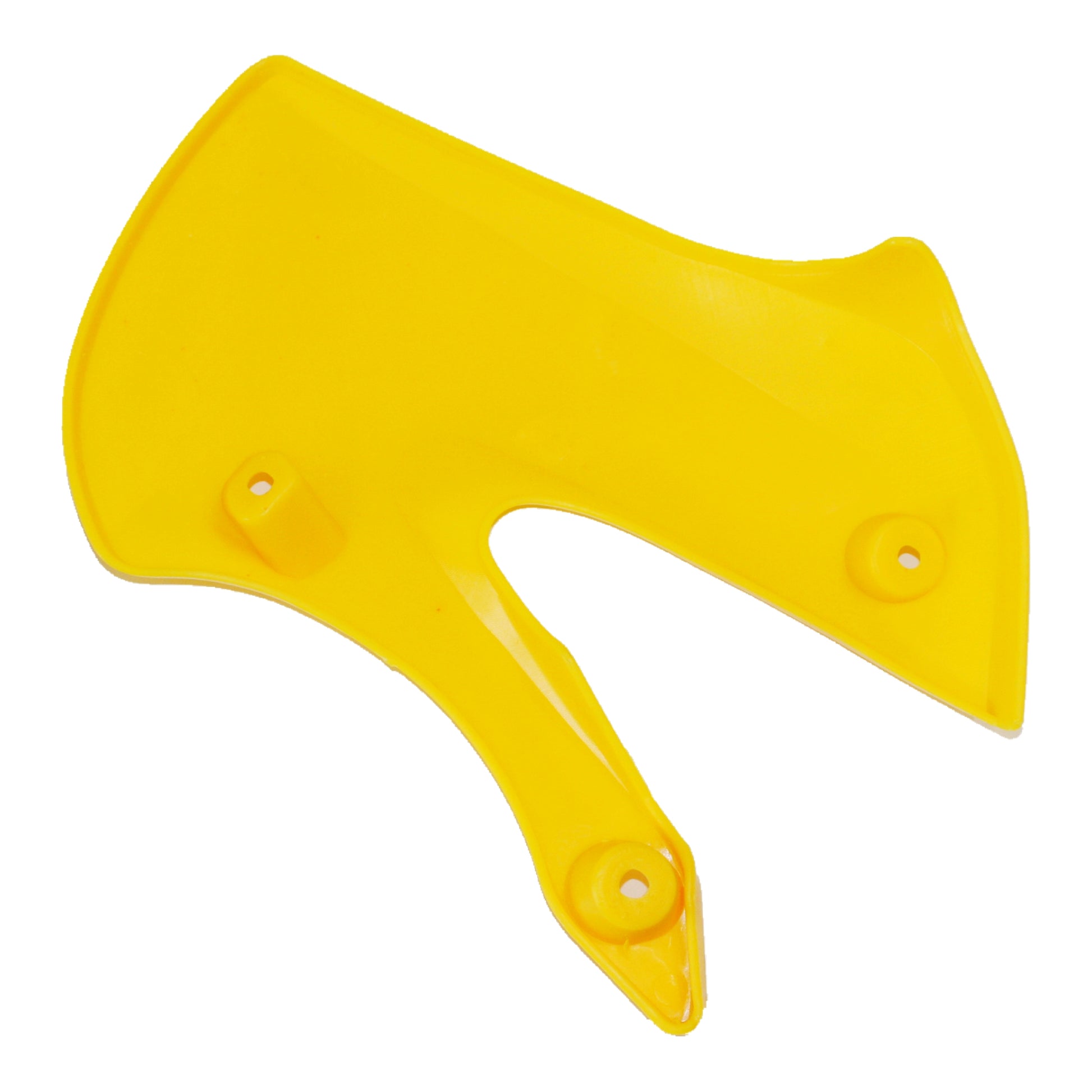 Yellow Plastic Front RIGHT TankSide Guard Fender KLX110Style PIT Trail Dirt Bike